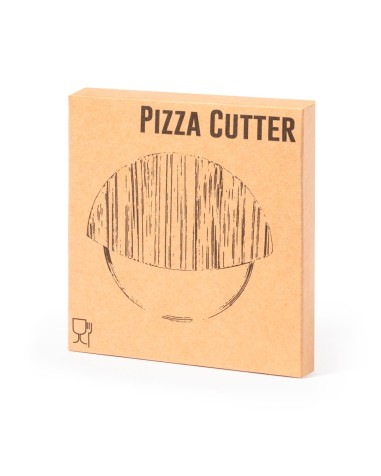 Personalized Bamboo Pizza Cutter - Titox Personalized Bamboo Pizza Cutter - Titox