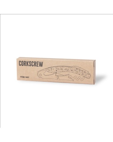 Personalized Corkscrew Opener - Glaber Personalized Corkscrew Opener - Glaber