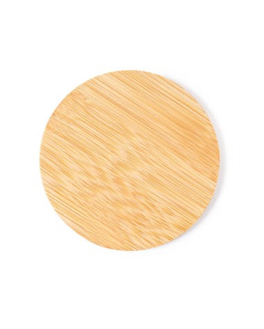 Customizable Bamboo Coaster - Derrik Customizable Bamboo Coaster - Derrik