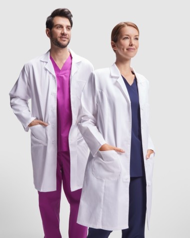 Bata de servicios de manga larga...