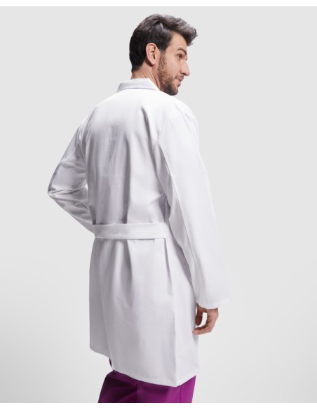 Bata de serveis de màniga llarga tallatge home - VACCINE MAN