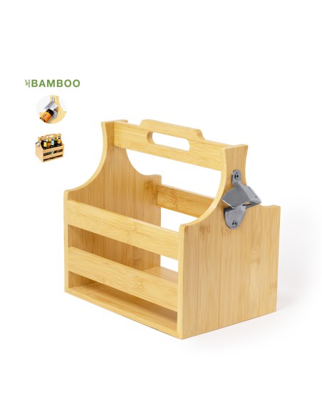 Porte-bouteille en bambou personnalisable - Voxen
