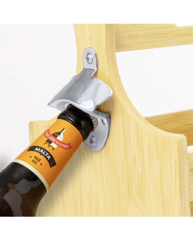 Portabotellas de Bambu Personalizable...