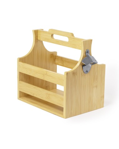 Portabotellas de Bambu Personalizable...