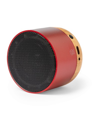 Altavoz aluminio reciclado y bambú... Altavoz aluminio reciclado y bambú...