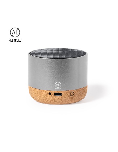 Recycled aluminum and cork speaker 3W - Moore