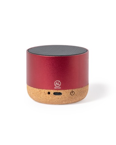 Recycled aluminum and cork speaker 3W... Recycled aluminum and cork speaker 3W...
