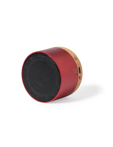 Recycled aluminum and cork speaker 3W - Moore