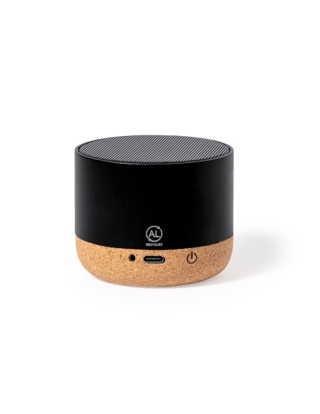 Recycled aluminum and cork speaker 3W - Moore