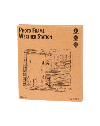 Bamboo desktop photo frame with... Bamboo desktop photo frame with...