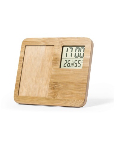 Bamboo desktop photo frame with... Bamboo desktop photo frame with...