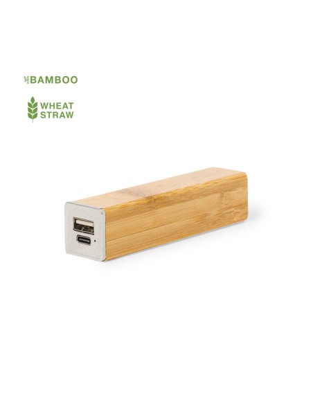 Bateria Portàtil 2200mAh amb carcassa de Bambu  - Godimer