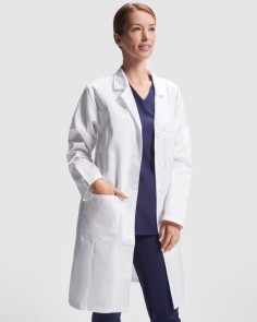 Bata de servicios de manga larga tallaje mujer -  VACCINE WOMAN