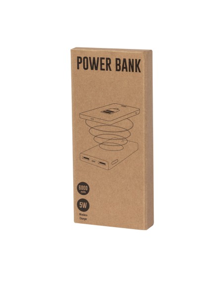 Batterie Chargeur Sans Fil Bambou 6000mAh - Kalery