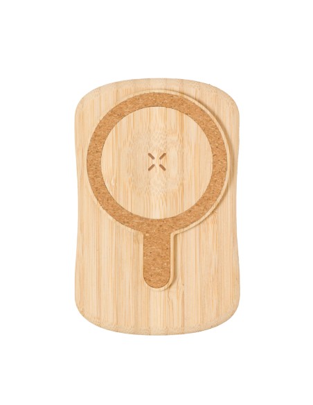 5000mAh Battery with Bamboo Wireless Solar Charger - Gustaf