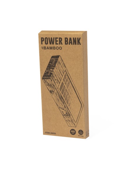 Batterie externe 4000mAh avec recharge solaire - Molden