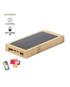 10000mAh bamboo battery and...
