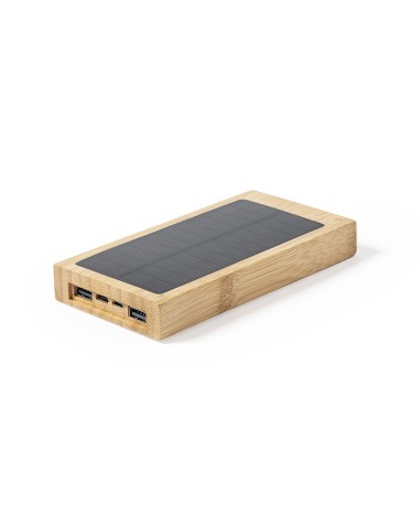 10000mAh bamboo battery and solar... 10000mAh bamboo battery and solar...