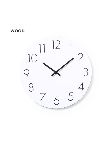 Reloj de Pared,  de madera, personalizable con tu logo - Kajim