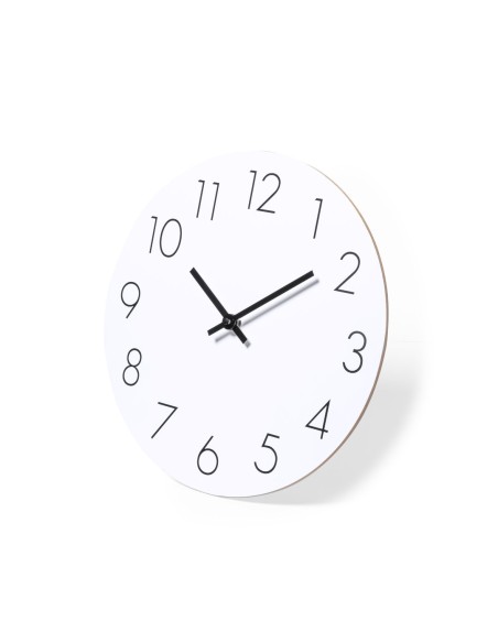 Wall clock, made of wood, customizable with your logo - Kajim