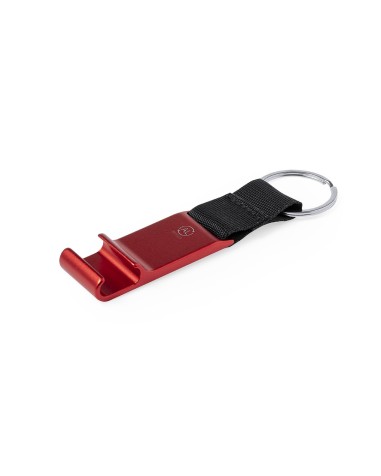 Recycled aluminum keychain with... Recycled aluminum keychain with...