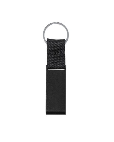 Recycled aluminum keychain with... Recycled aluminum keychain with...