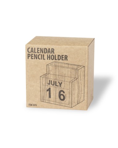 Lapicero de madera con Calendario... Lapicero de madera con Calendario...