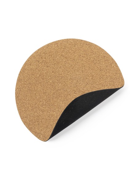 Non-slip cork computer mouse pad 20Øcm - Topick