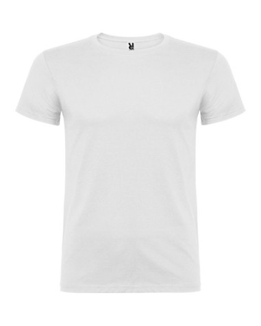 Customizable short-sleeved white Begale cotton t-shirt