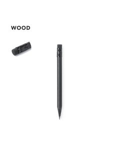 Mini crayon en bois noir -...