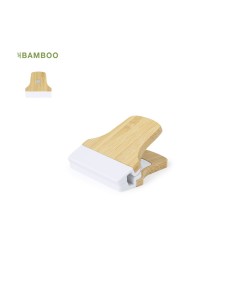 Pinza porta notas de bambú...
