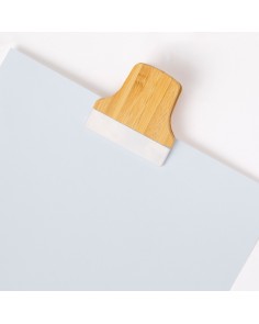 Pinça porta notes de bambú... 2