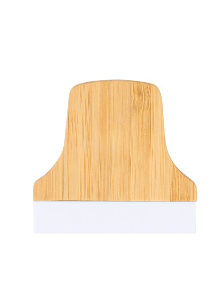 Bamboo memo clip with fridge magnet - Sediax