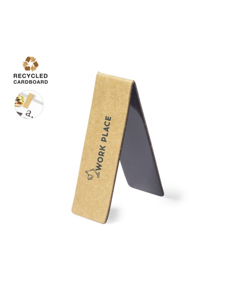 Marcapáginas cartón reciclado con imán publicidad - Jofry