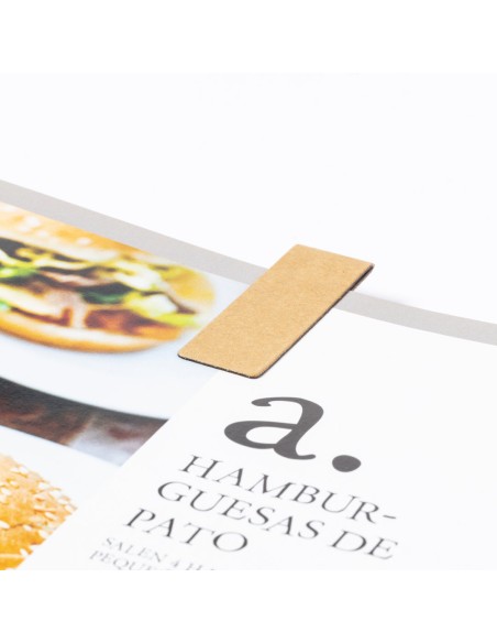 Marque-page en carton recyclé avec aimant publicitaire - Jofry