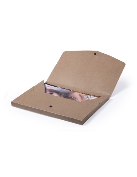 Personalized recycled cardboard document holder - Damany