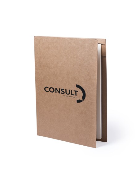 Carpeta Personalitzable amb bolígraf de cartró reciclat inclòs - Bloguer