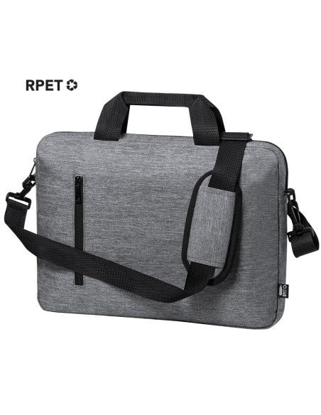 Portadocumentos RPET con compartimento para portátiles  - Pirok