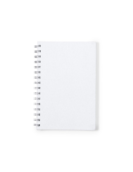 Libreta A5 tapas RPET y 100 hojas recicladas a rayas - Kimberly