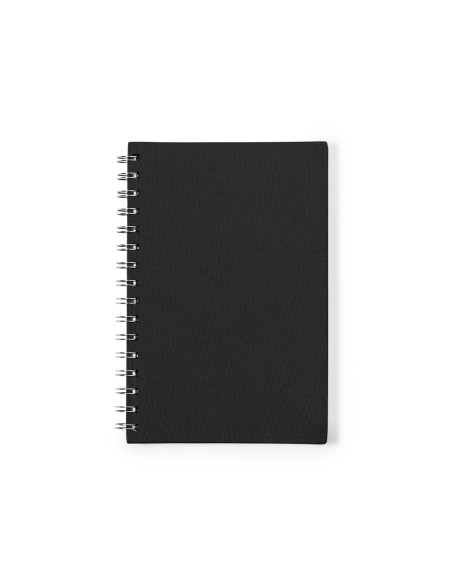 A5 notebook with RPET covers and 100 recycled lined sheets - Kimberly