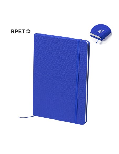 Bloc Notes A5 tapes RPET 80fulles a ratlles - Meivax