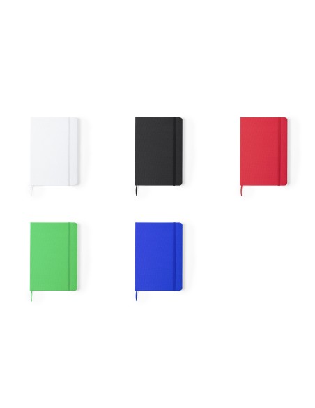 Bloc-notes A5 couvertures RPET 80 feuilles lignées - Meivax