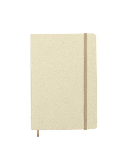A5 Notepad made from recycled food waste paper, 80 lined sheets - Faty