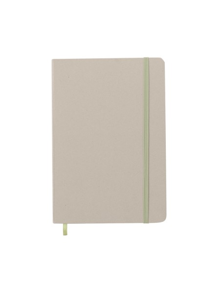 A5 Notepad made from recycled food waste paper, 80 lined sheets - Faty