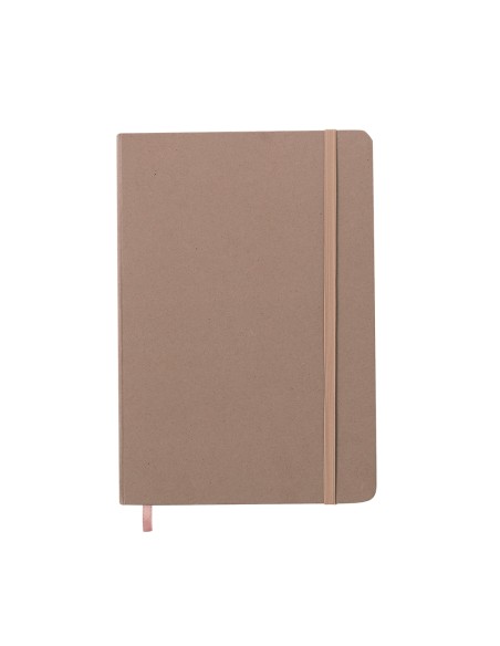 Bloc Notes A5 fabricat amb paper de residus alimentaris reciclats, 80 fulls a ratlles - Faty