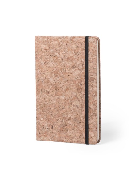 A5 Notepad with cork covers and 80 plain sheets - Hartil