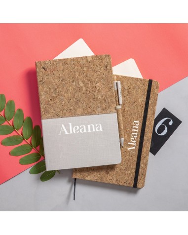 A5 Notepad with cork covers and 80... A5 Notepad with cork covers and 80...