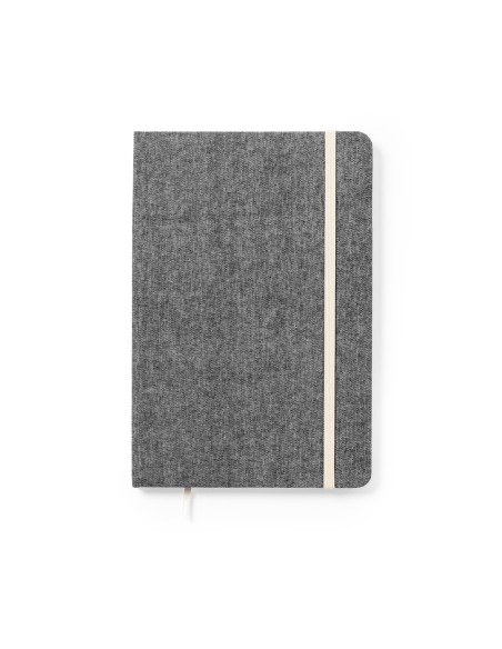 Bloc-notes A5 Couvertures en coton recyclé et 100 feuilles unies - Chancey