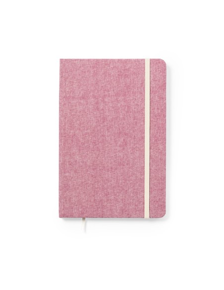 Bloc-notes A5 Couvertures en coton recyclé et 100 feuilles unies - Chancey