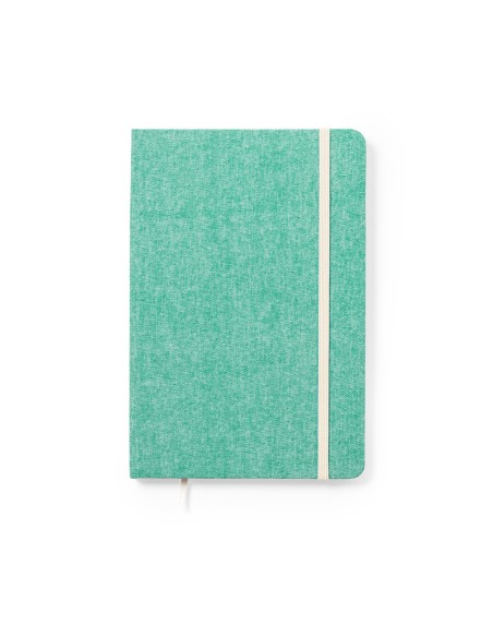Bloc-notes A5 Couvertures en coton recyclé et 100 feuilles unies - Chancey